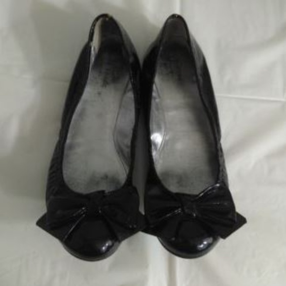 Kate Spade Patent Leather Elastic Ballet Flat 8.5 - Picture 1 of 8